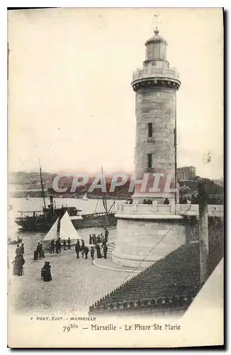 Cartes postales Marseille Le Phare Ste Maire