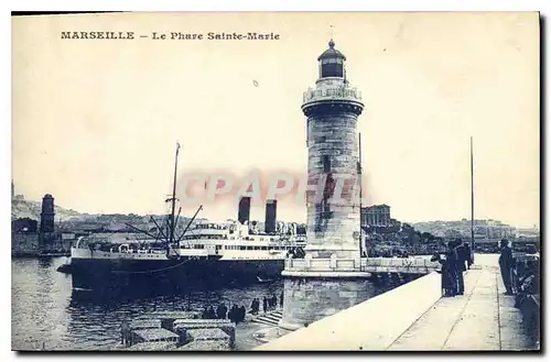 Cartes postales Marseille Le Phare Sainte Marie