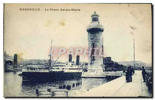 Cartes postales Marseille Phare Sainte Marie