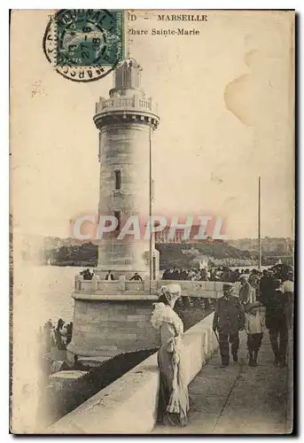 Ansichtskarte AK Marseille Le Phare Ste Marie