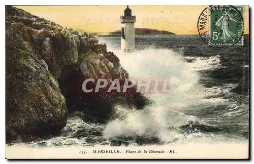 Ansichtskarte AK Marseille Phare de la Desirade