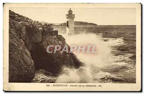 Ansichtskarte AK Marseille Phare de la Desirade