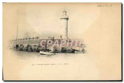 Cartes postales Marseille Phare Sainte Marie