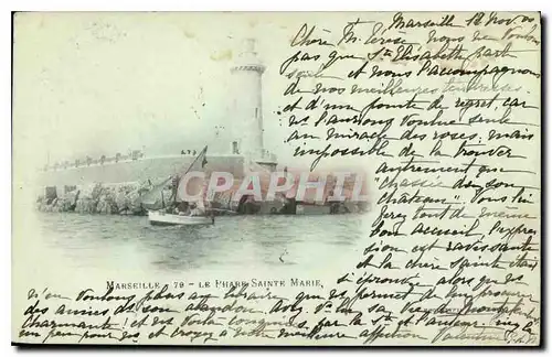 Cartes postales Marseille Le Phare Sainte Marie