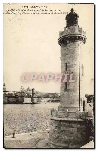 Cartes postales Marseille Le Phare Sainte Marie