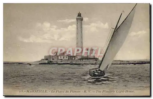 Cartes postales Marseille Le Phare du Planier