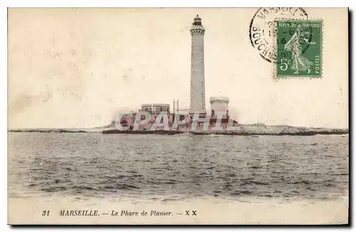 Cartes postales Marseille Le Phare de Planier