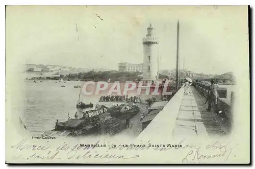 Cartes postales Marseille Le Phare Sainte Marie