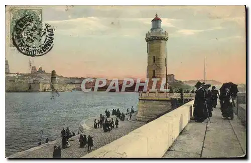 Ansichtskarte AK Marseille Le Phare Ste Marie