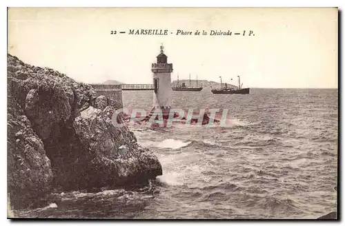 Ansichtskarte AK Marseille Phare de la Desirade