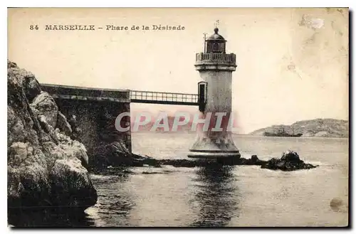 Ansichtskarte AK Marseille Phare de la Desirade