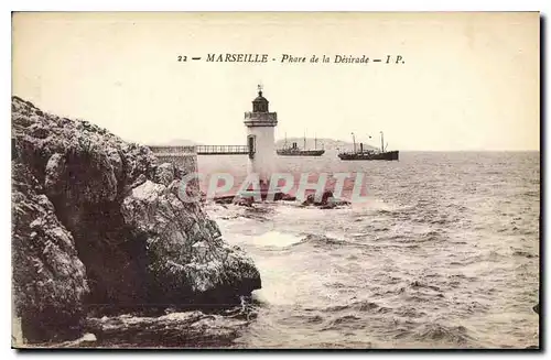 Ansichtskarte AK Marseille Phare de la Desirade