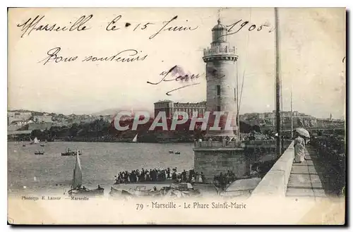 Cartes postales Marseille Le Phare Sainte Marie