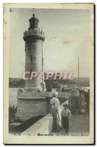 Cartes postales Marseille Le Phare de Sainte Marie