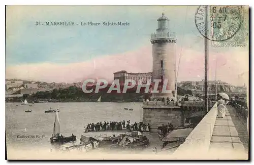 Cartes postales Marseille Le Phare Sainte Marie