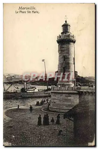 Cartes postales Marseille Le Phare Sainte Marie