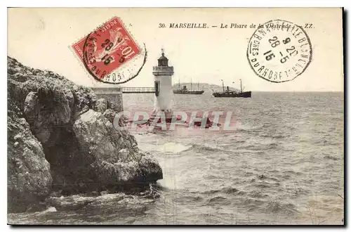 Ansichtskarte AK Marseille Le Phare de la Desirade