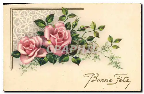 Cartes postales Fantaisie Fleurs