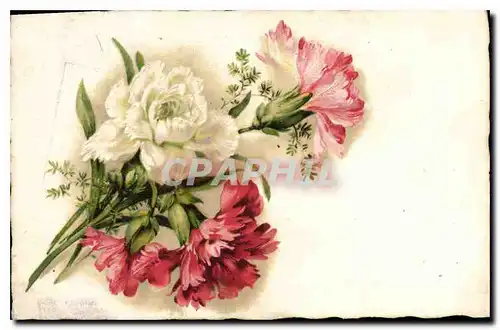 Cartes postales Fantaisie Fleurs