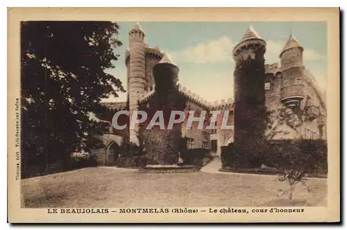 Cartes postales Le Beaujolais Montmelas (Rhone) Le Chateau