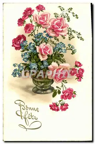 Cartes postales Bonne Fete Fleurs