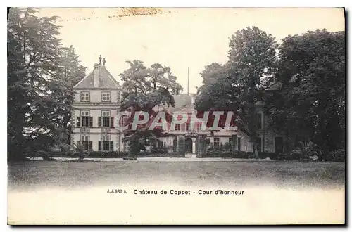 Cartes postales Chateau de Coppet Cour d'honneur