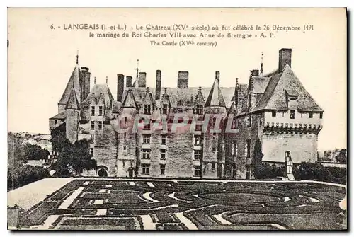 Cartes postales Langeais (I et L) Le Chateau (XVe siecle)