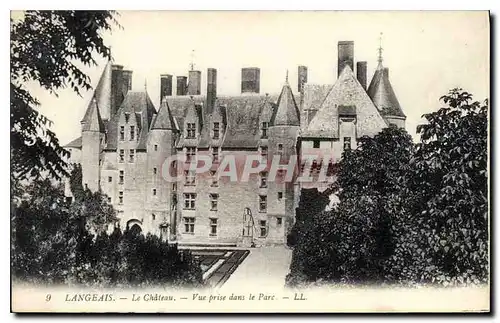 Cartes postales Langeais le chateau