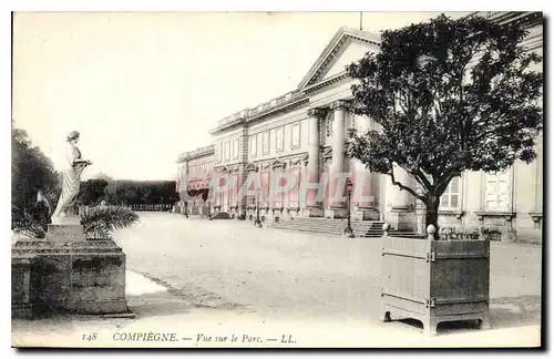 Ansichtskarte AK Compiegne Vue sur le Parc