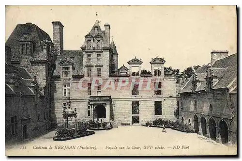 Cartes postales Chateau de Kerjean (Finistere)