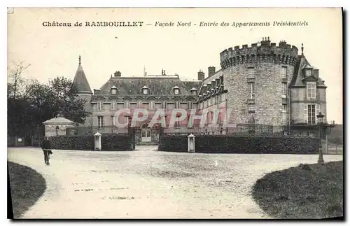 Ansichtskarte AK Chateau de Rambouillet Facade Nord Entree des appartements presidentiels