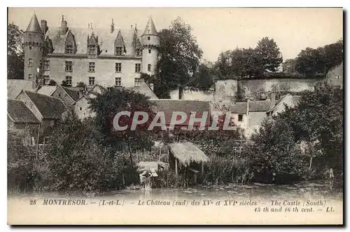 Ansichtskarte AK Montresor (L et L) Le Chateau (Sud)