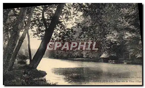 Ansichtskarte AK Chateau d'Anet (Eure et Loire) Vue sur la Piece d'Eau