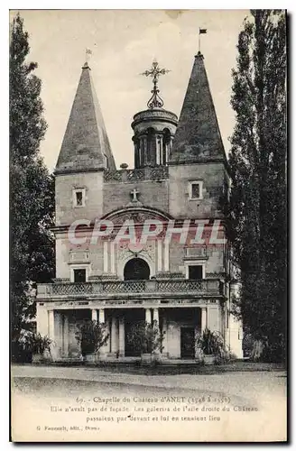 Cartes postales Chapelle du Chateau d'Anet (Eure et Loire)