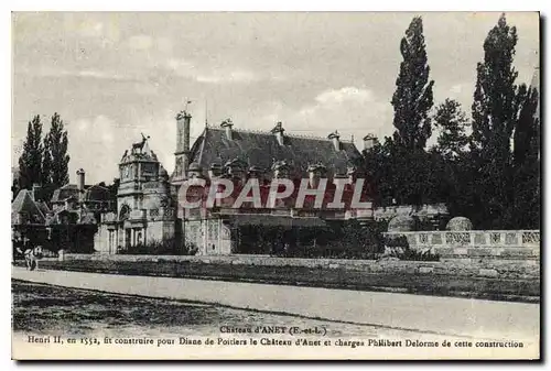 Cartes postales Chateau d'Anet (E et L)