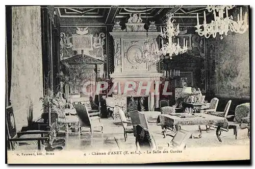 Ansichtskarte AK Chateau d'Anet (E et L) La Salle des Gardes