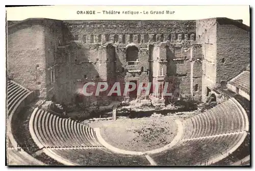 Cartes postales Orange Theatre Antique Le Grand Mur