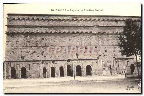 Cartes postales Orange Facade du Theatre Romain