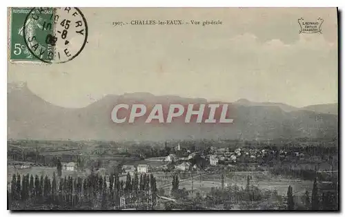 Cartes postales Challes les eaux Vue generale