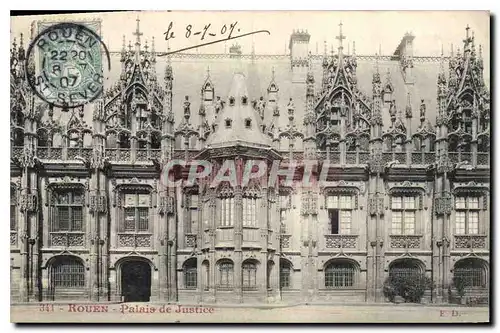 Cartes postales Rouen Palais de Justice