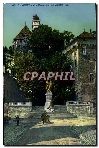 Cartes postales Chambery Le Monument de Maistre