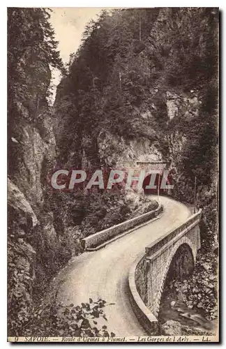 Cartes postales Savoie Route d'Ugines a Flumet