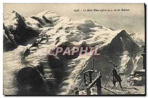 Cartes postales Le Mont Blanc vu du Brevent