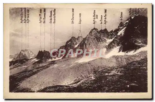 Cartes postales Chamonix Les Aiguilles