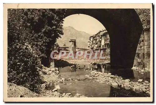 Cartes postales Sospel (A M) Vieilles Maisons au bord de la Bevera