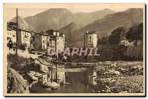 Cartes postales Sospel (A M) Vieilles Maisons au Bord de la Bevera