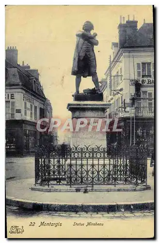 Ansichtskarte AK Montargis Statue Mirabeau