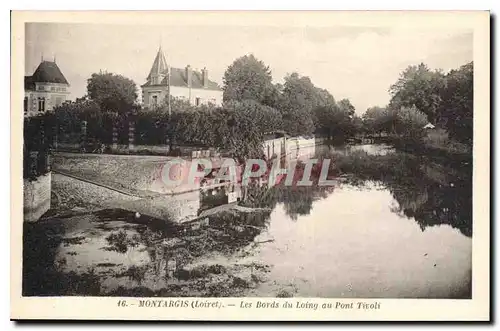 Ansichtskarte AK Montargis (Loiret) Les Bords du Loing au Pont Tivoli