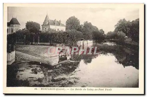 Cartes postales Montargis (Loiret) Les Bords du Loing au Pont Tivoli