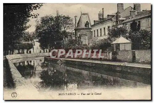 Cartes postales Montargis Vue sur le Canal